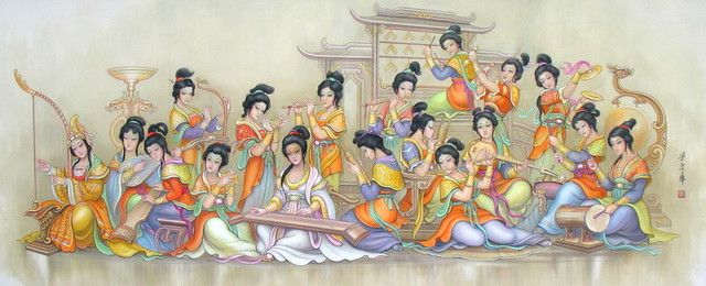 奏樂圖