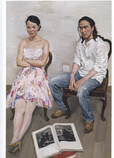 油画院学员在墙角边之三