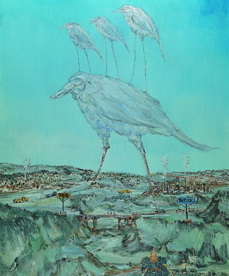《远方之路》100cmｘ146cm 2008年 布面油画