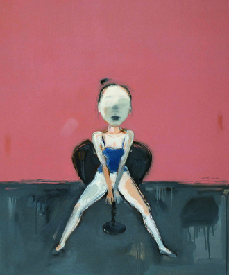 自大  110×80 cm  2008布面油画