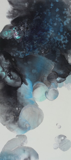 墨魂 #1903 168cmx76cm  纸本设色 2019