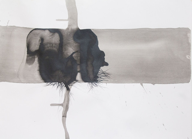 生物循环系列Organic Series，马蕙，卡纸水墨，50cm×30cm，2021-2022