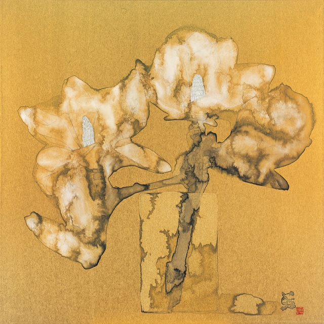 《喜悦》104x104cm纸本设色2019年
